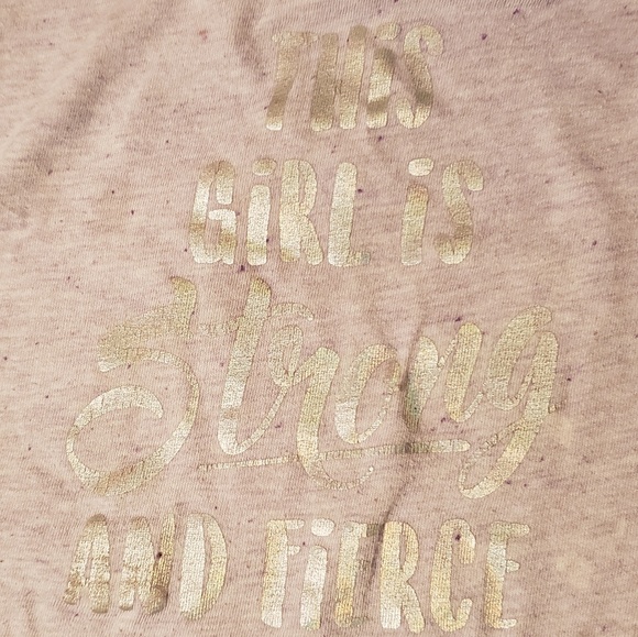 Purple Baseball Style Top with Silver Graphics - Picture 4 of 4